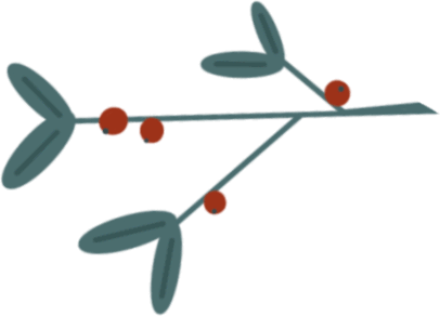 Single mistle branch